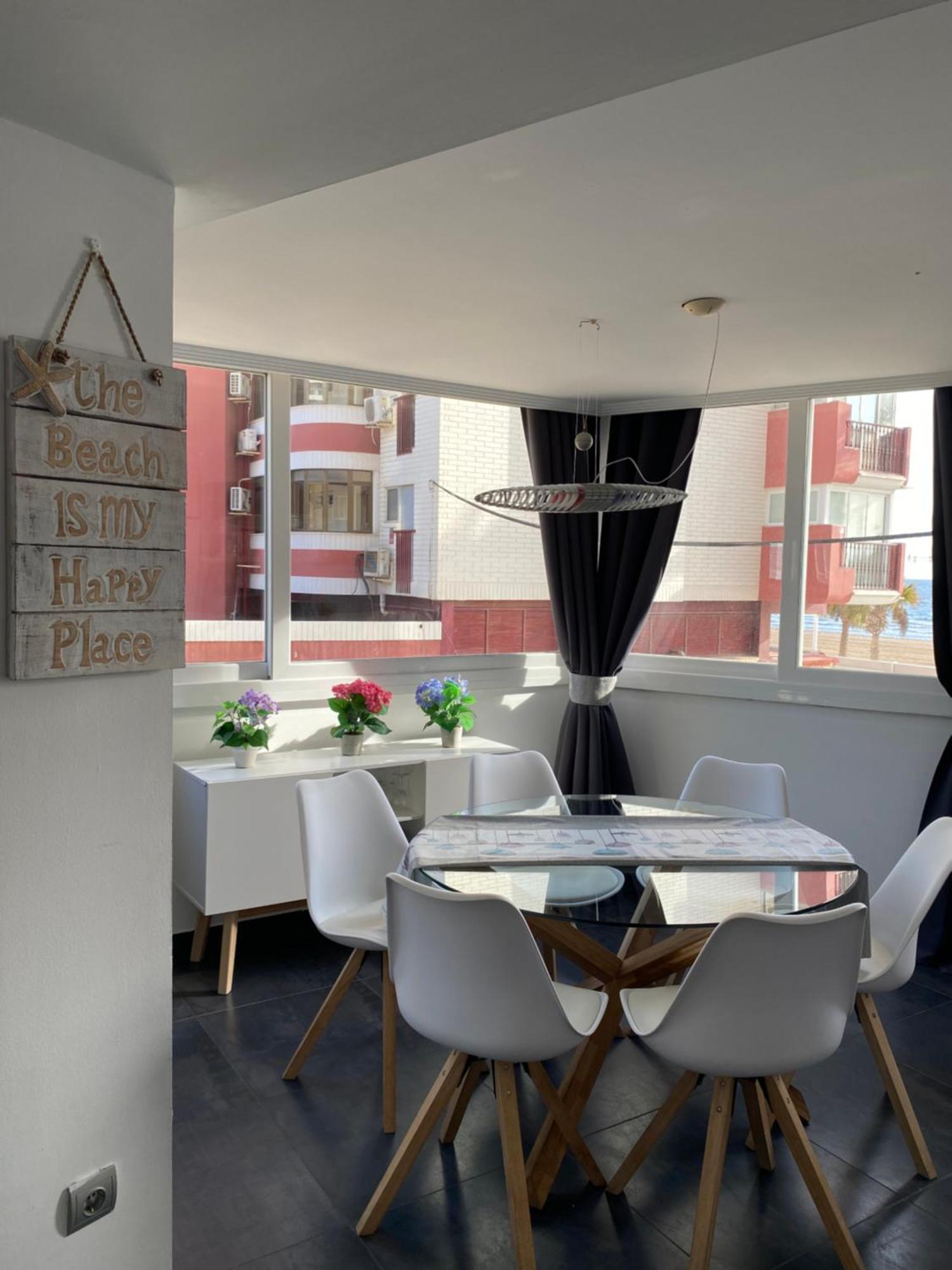 Apartamento Torre Yago Primera Linea Playa Benidorm Con Wi-Fi & Ac Cameră foto